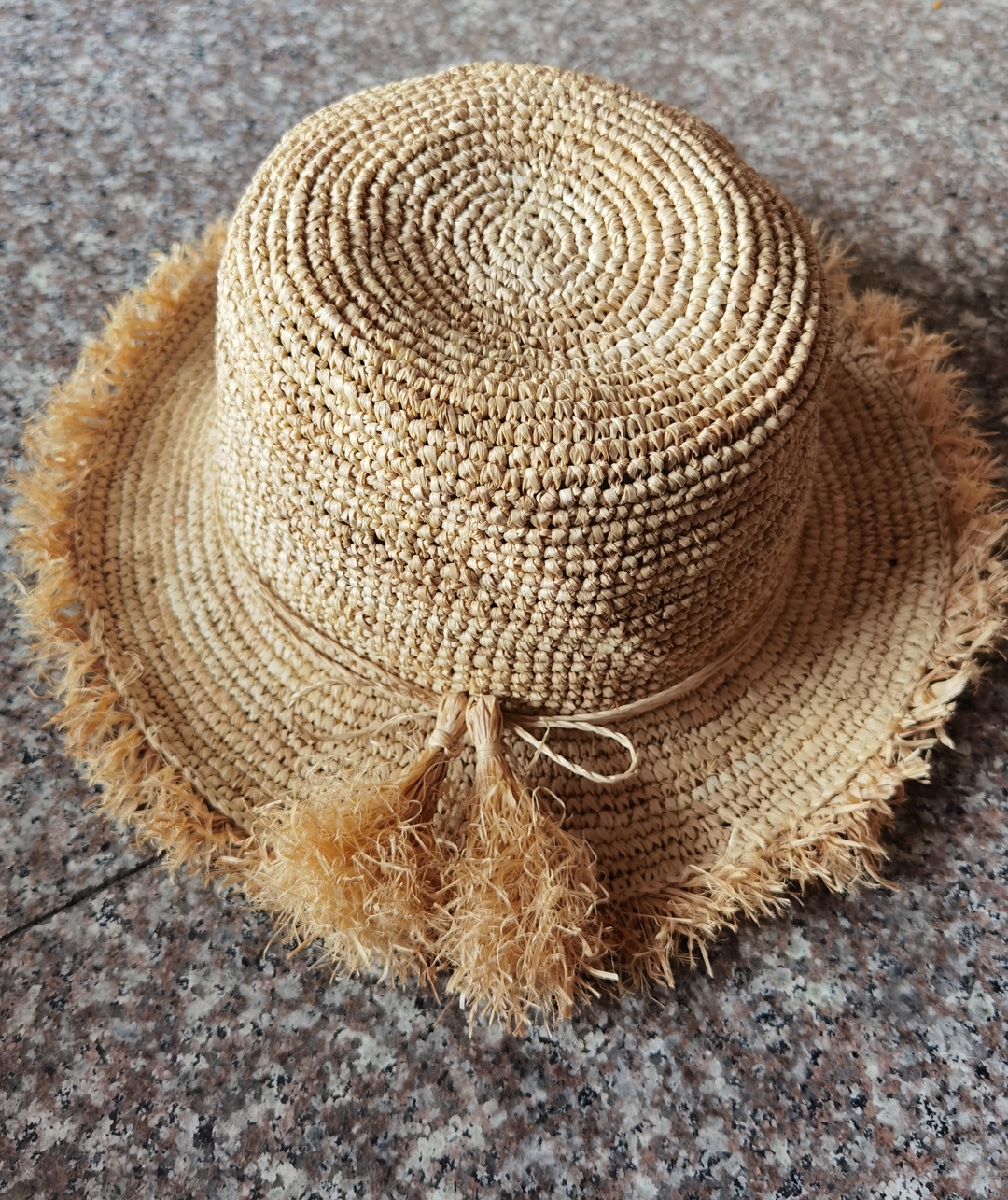 Pure handmade straw hat