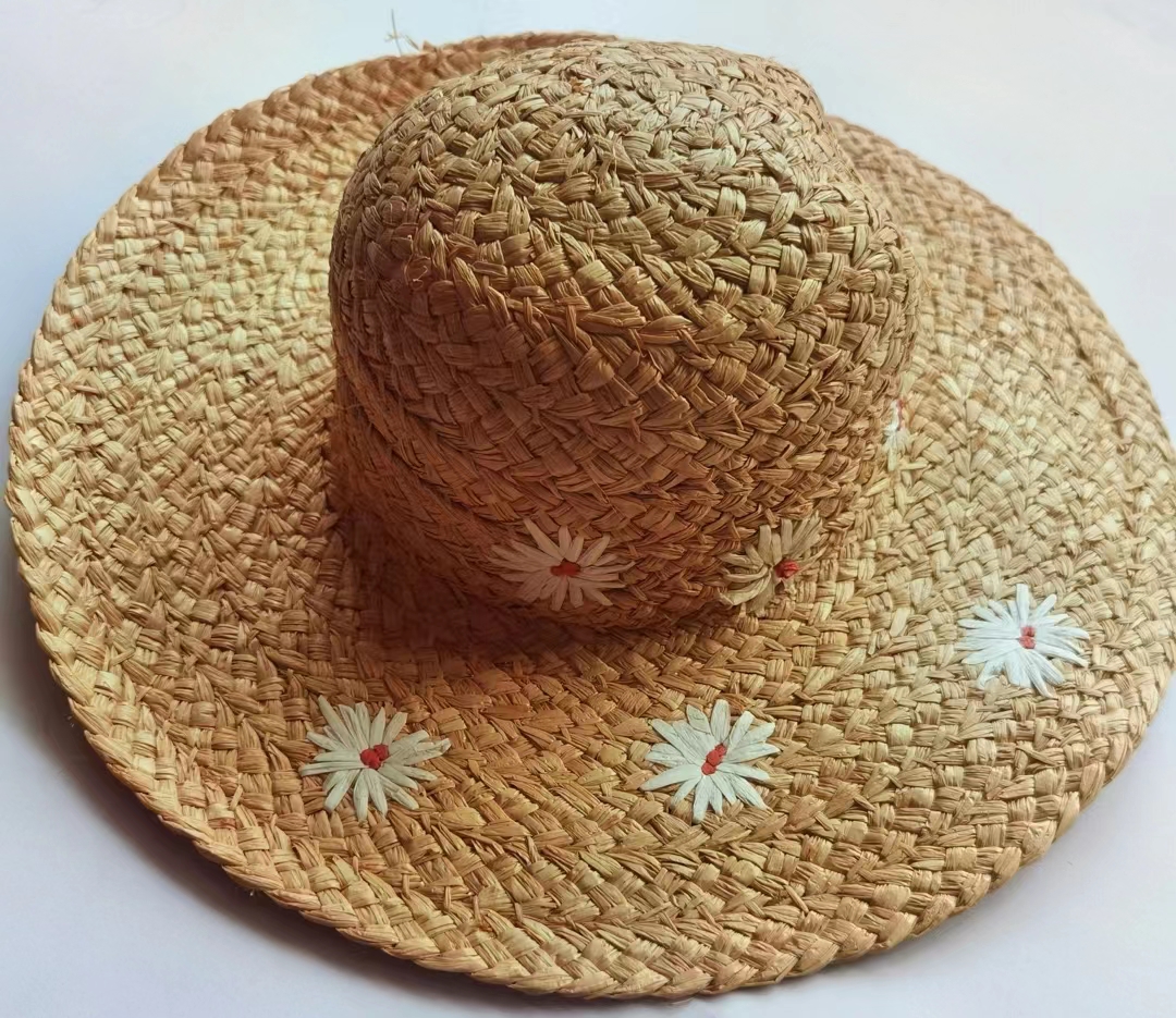 Pure handmade straw hat