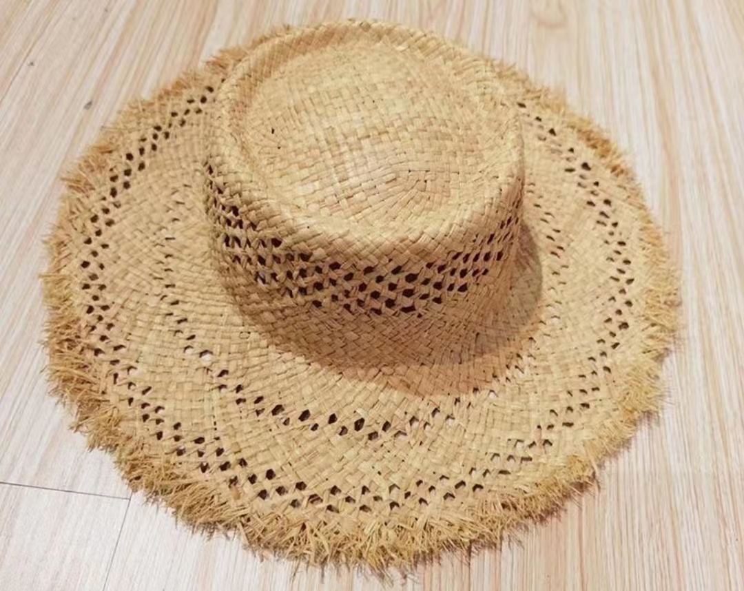 Pure handmade straw hat