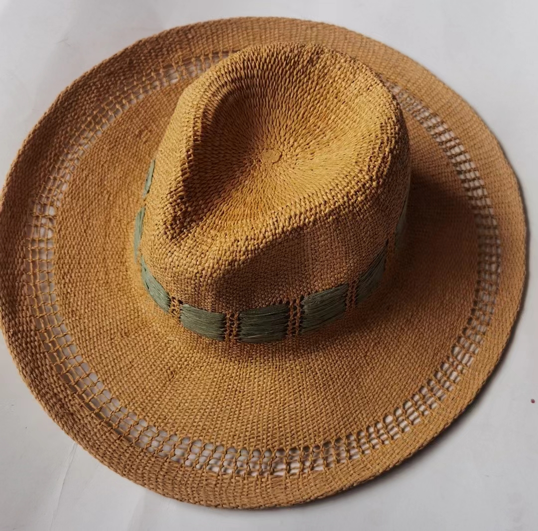 Pure handmade straw hat