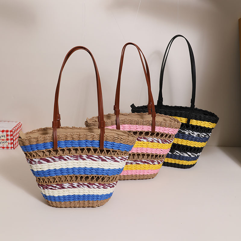 Environmentally friendly straw woven bags