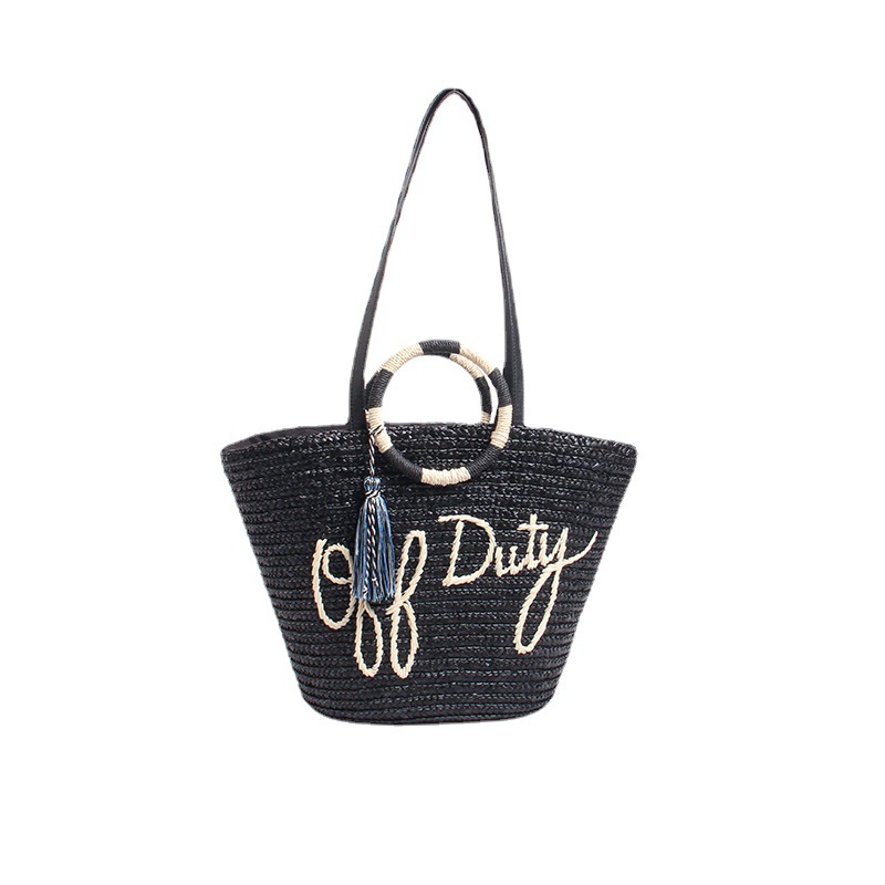 Environmentally friendly straw woven bags