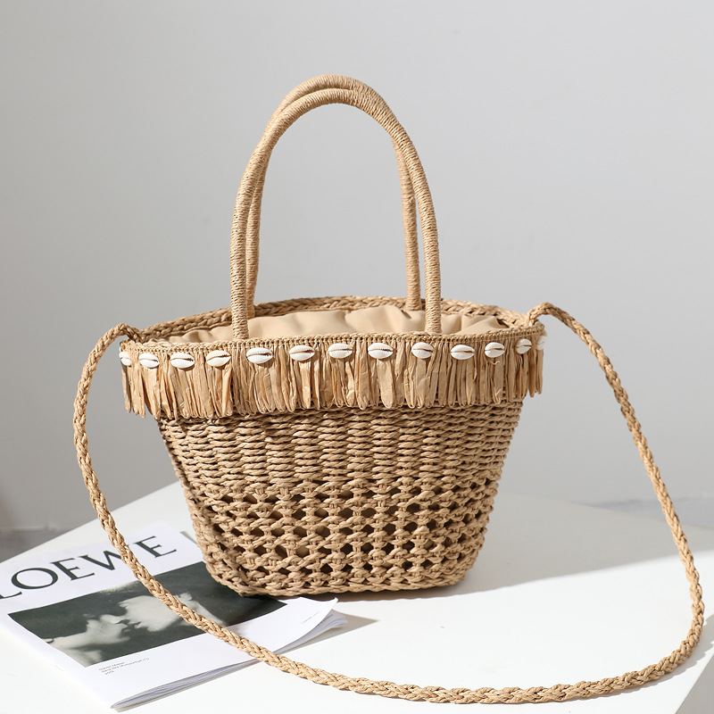 Environmentally friendly straw woven bags