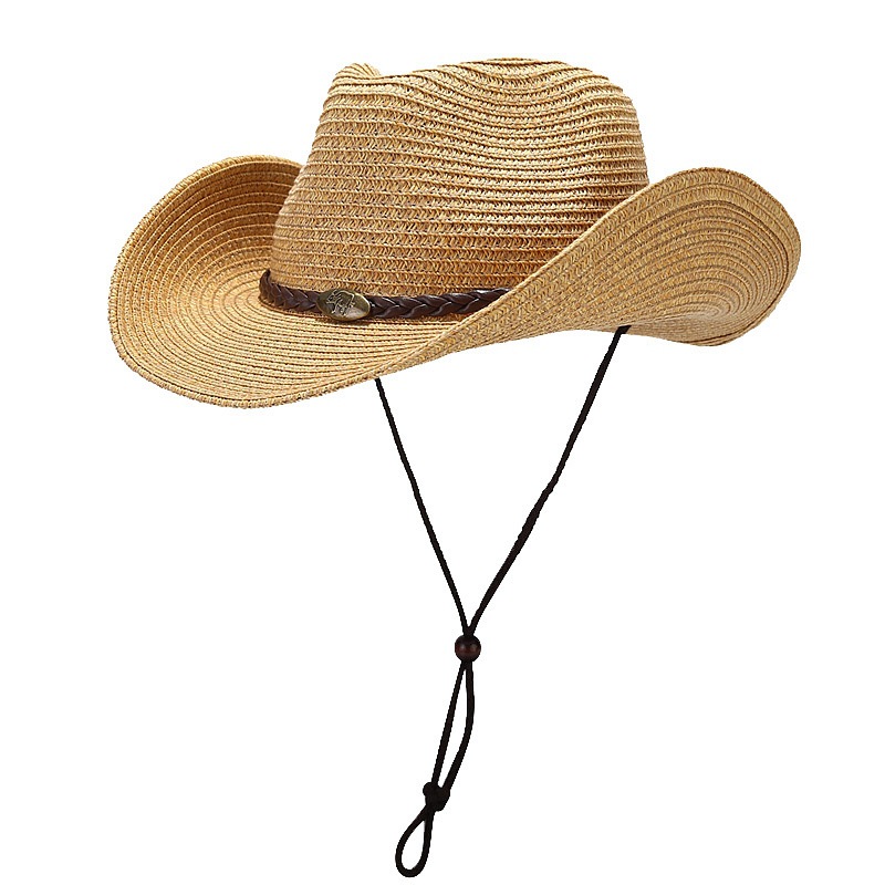 Western cowboy style straw hat and fisherman's hat