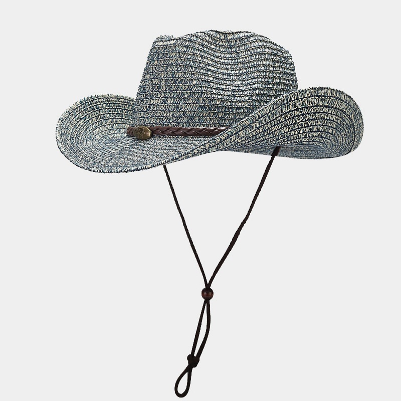 Western cowboy style straw hat and fisherman's hat