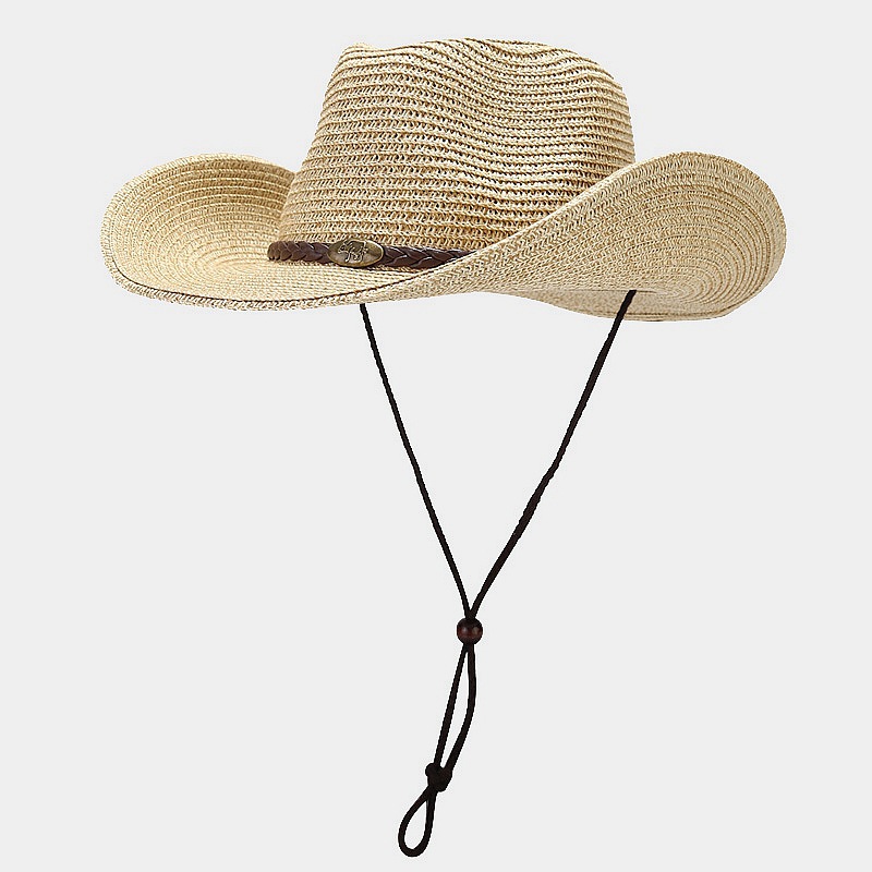 Western cowboy style straw hat and fisherman's hat