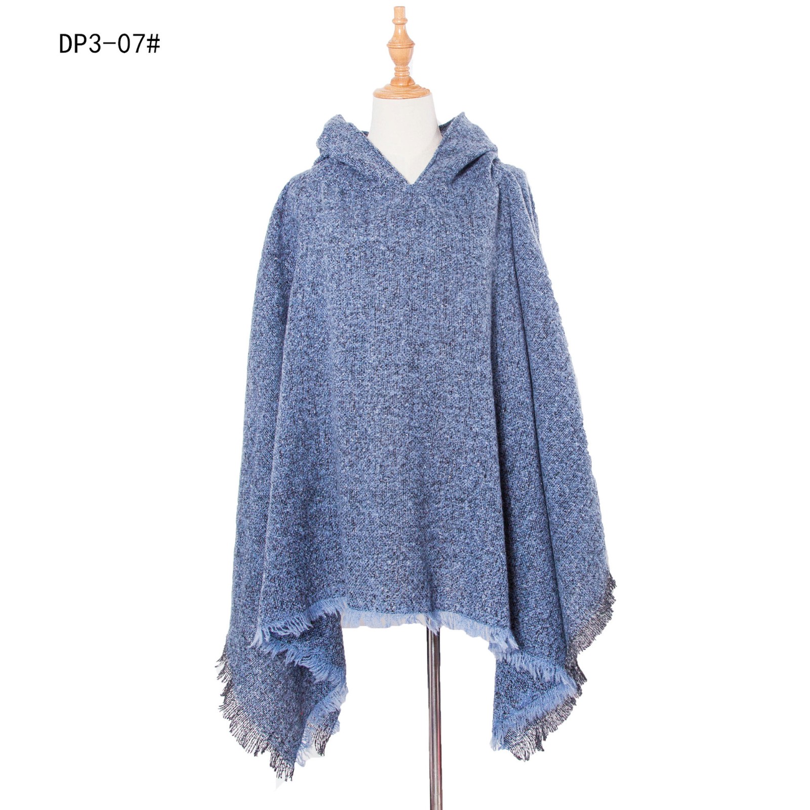 New style of spiky hooded cape shawl