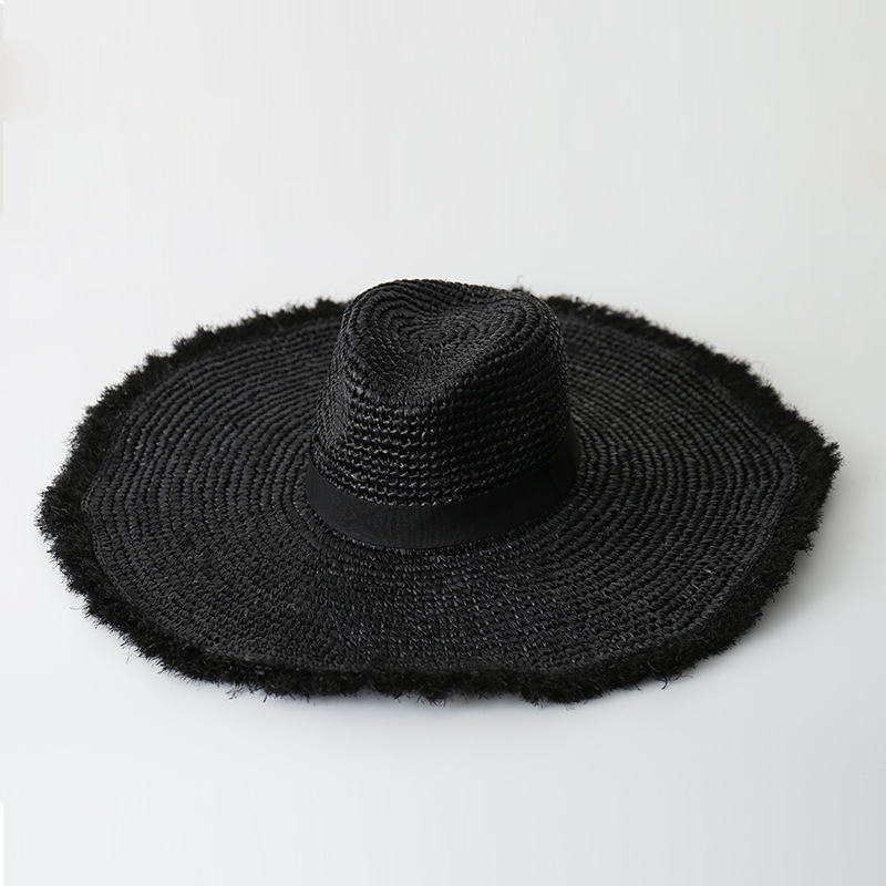 1. Photo essentials-The most important thing about this summer's hat is that the bigger the better. Once you buy this hat and share it online, you will immediately get countless likes. 2. Material-friendly straw material, light and durable. Oversized wide brim hat can resist more than 98% ultraviolet rays, completely protecting your face, neck and shoulders from the sun. 3. Size expansion diameter: 70cm/27.55in. Two adjustable shoulder straps can adjust the head size, which is suitable for head circumference: 56–58cm/22–22.8in. 4. Foldable packaging-If wrinkles appear, you can use an iron or a wet cloth to make them look perfect. 5. Beach and street fashion-trend big beach straw hat is the best gift for friends and family, and it is an essential accessory for outdoor travel/vacation/beach play. Foldable design, easy to store in handbags or backpacks when not in use, and easy to carry.