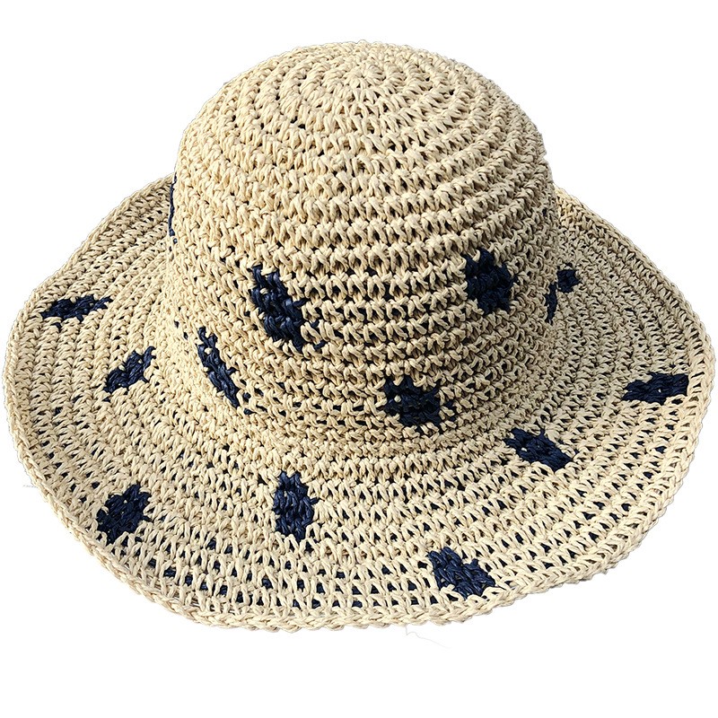 Beach hat folding fisherman's hat holiday sun hat