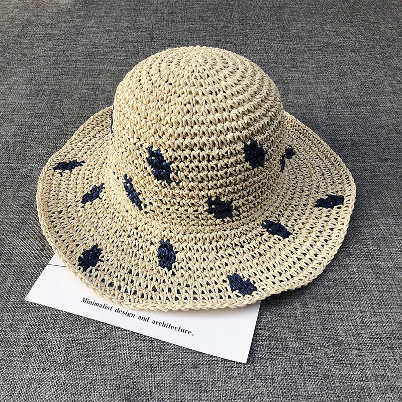 Beach hat folding fisherman's hat holiday sun hat