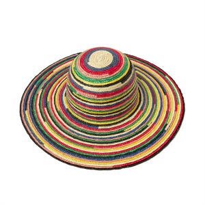 Tie Dye Wheat Straw Hat 