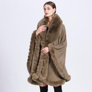 Women's Faux Rabbit Fur Cape