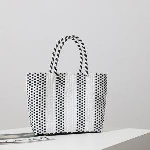 Fashionable large straw woven bag