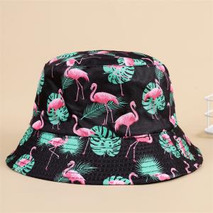 Flamingo Printing Bucket Hat