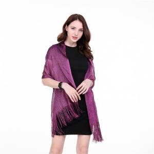 Women  Lurex Long Shawl