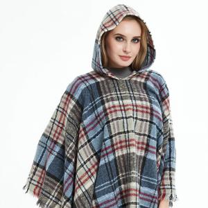 New style of spiky hooded cape shawl