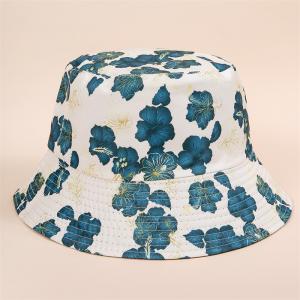 Reversible Flower Printing Bucket Hat