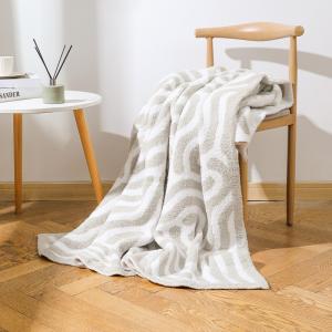 Microfiber Zebra Sofa Throw 