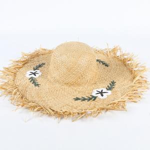 Straw Hat UV Protection Handicraft Floppy