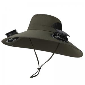 Solar Fan Hat Men