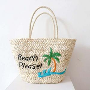 Beach Straw Tote Bag