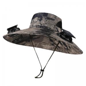 Camo Solar Fan Hat