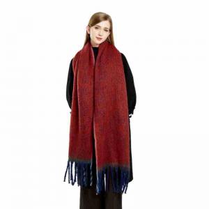  Winter Solid Oversized Blanket Scarf
